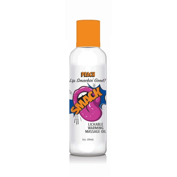 SMACK PEACH 2 OZ WARMING MASSAGE OIL