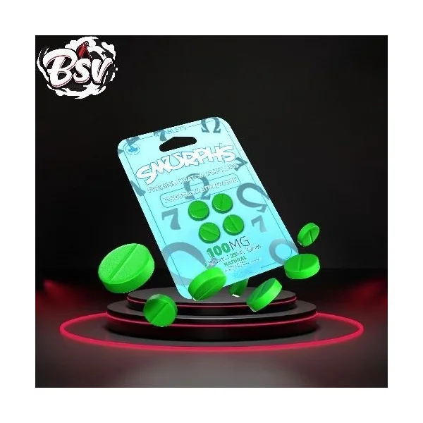 Smurphs Premium Kratom Alkaloids 4ct Natural 100mg