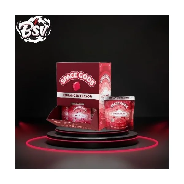 Space Gods Enhanced D9+CBD Gummies 30pk Watermelon