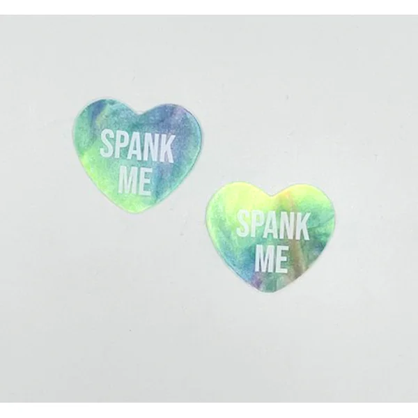 Spank Me Rainbow Sherbert Tie Die Candy Heart Pasties