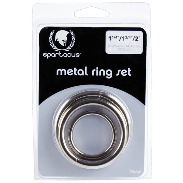Spartacus Metal Ring Set - Pack Of 3
