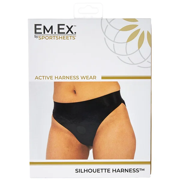 Sportsheets Em.Ex Active Harness Wear - Silhouette - Black S