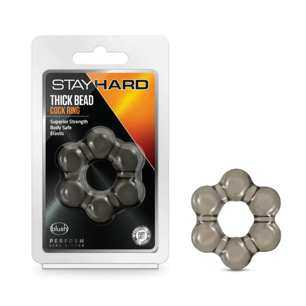 Stay Hard Thick Beaded Cock Ring by Blush Novelties