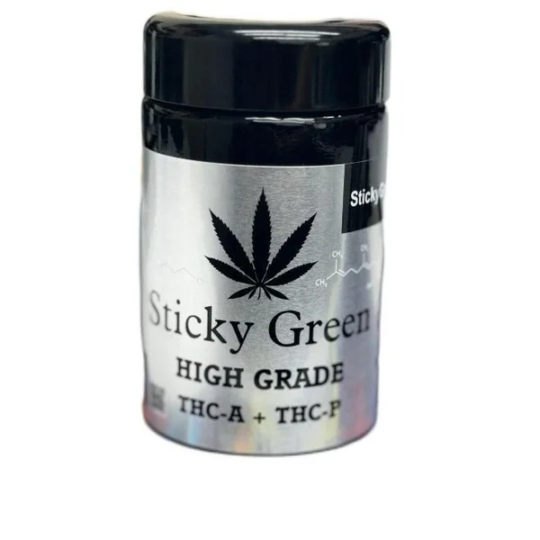 Sticky Green 7G High Grade THCA+THC-P Flower Silver Kush Hybrid