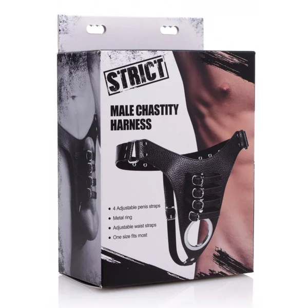 Strict Male Chastity Harness