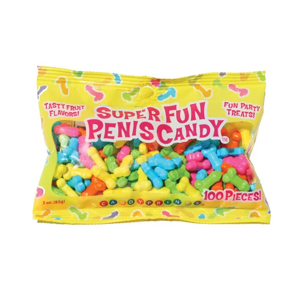 Super Fun Penis Candy - 100 Pcs Per 3 Oz Bag