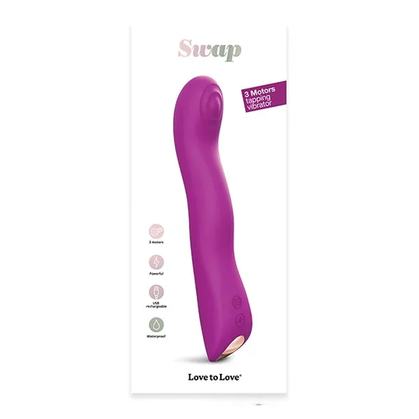 Swap Tapping Vibrator – Sweet Orchid