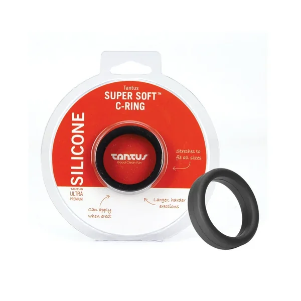 Tantus 1.5″ Supersoft C Ring – Black