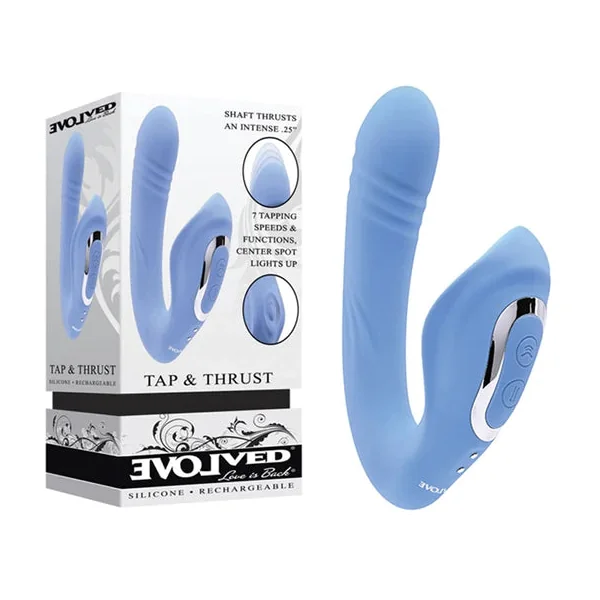 Tap & Thrust Thrusting Vibrator by Evolved