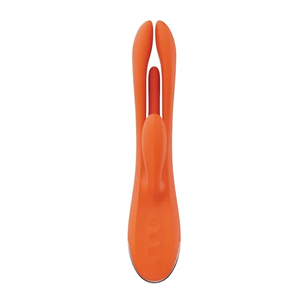 Terri App Controlled Kinky Finger Tapping Rabbit Vibrator – Orange