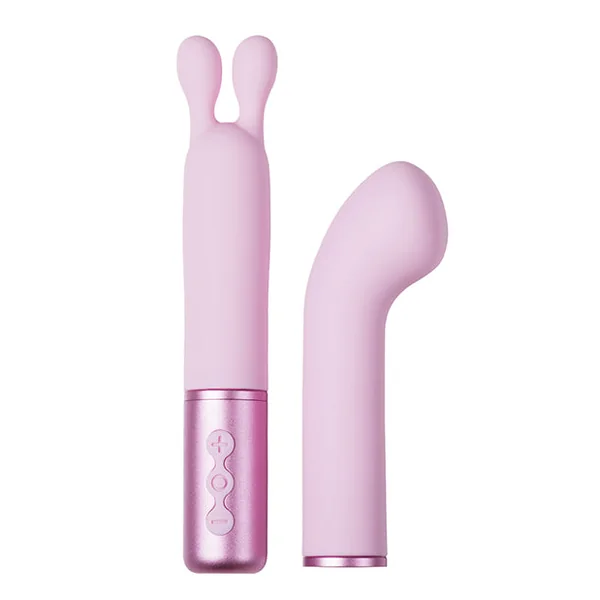 The Naughty Collection Interchangeable Heads Vibrator - Bundle