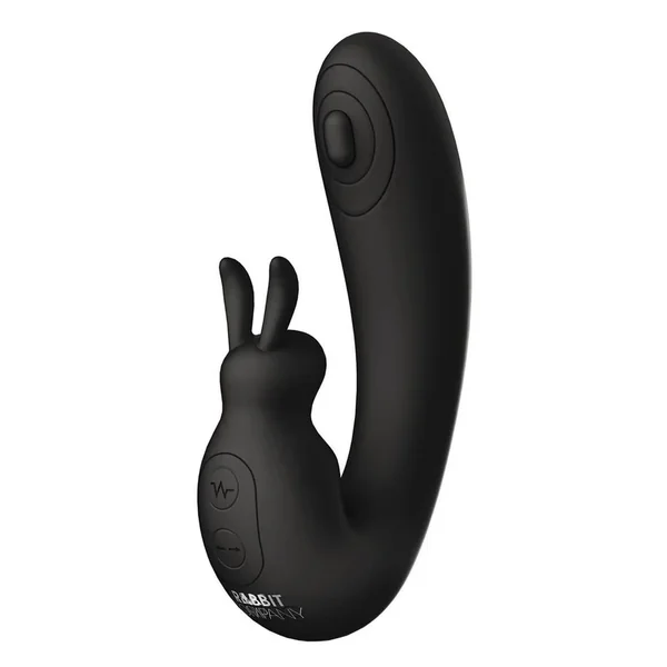 The Rabbit Company The Internal Rabbit Rechargeable Silicone Vibrator – Black