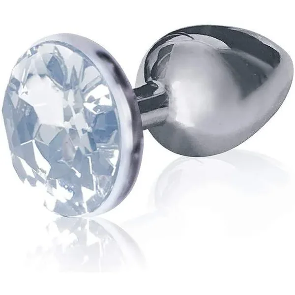 The Silver Starter Bejeweled Stainless Steel Plug