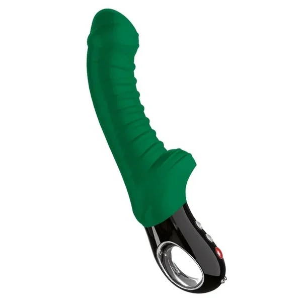 Tiger G5 Jewels Limited Edition Silicone Vibrator – Emerald Green