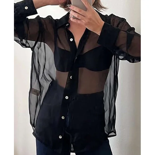 Transparent Net Shirt