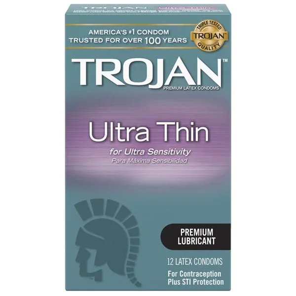 Trojan Ultra Thin Condoms – 12 pack