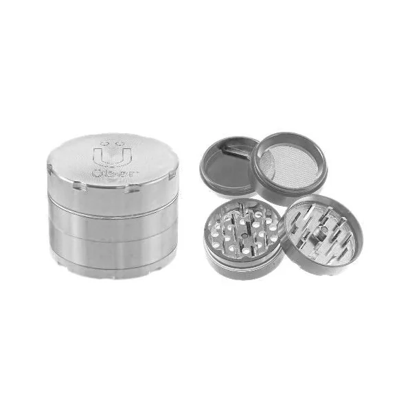 Uber Grinder 4pc CNC 62mm 2.5in Silver