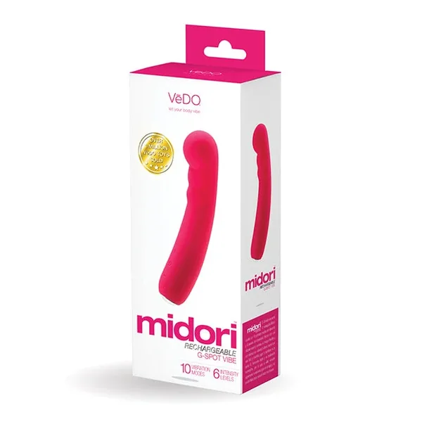 VeDO Midori Rechargeable G Spot Vibe – Foxy Pink