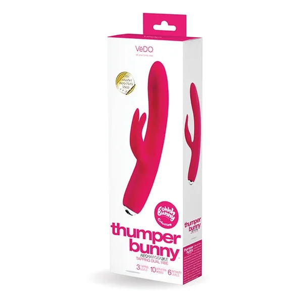 VeDO Thumper Bunny Rechargeable Dual Vibe – Pretty in Pink