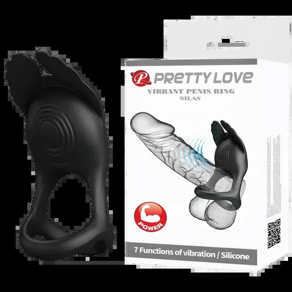 Vibrant Penis Ring – Silas (Black)