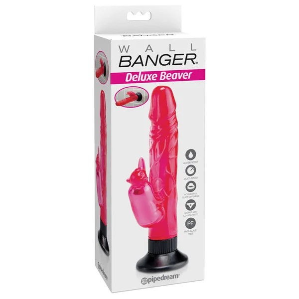 Wall Bangers Deluxe Beaver Vibe Waterproof - Pink