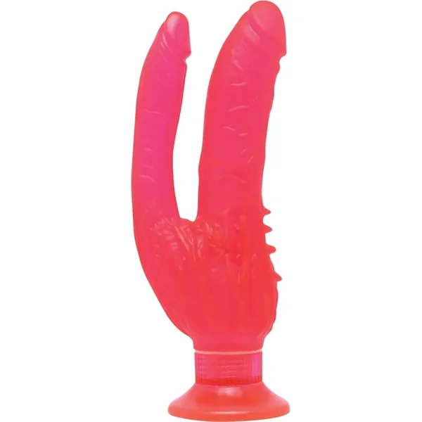 Wall Bangers Double Penetrator Waterproof 9 Inch Pink