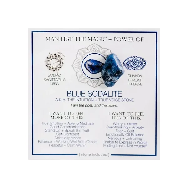 Warm Human Blue Sodalite