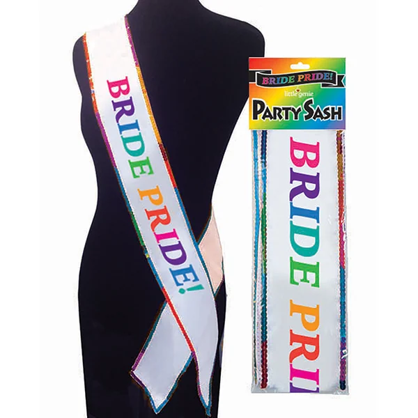 (WD) BRIDE PRIDE SASH
