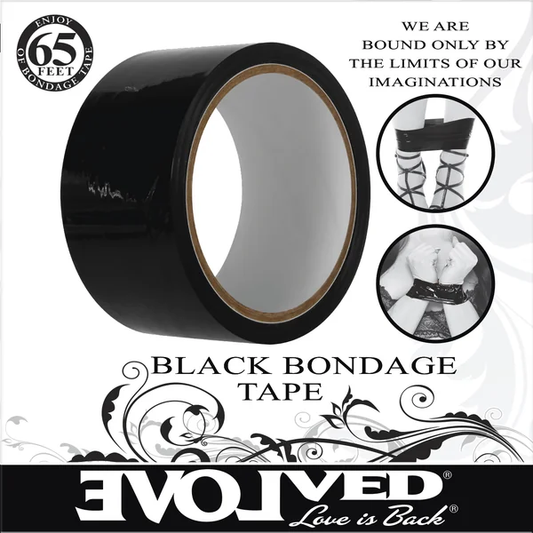 (WD) EVOLVED BONDAGE TAPE BLAC 65 FT