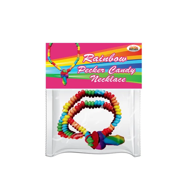 (WD) RAINBOW PECKER WHISTLE NECKLACE
