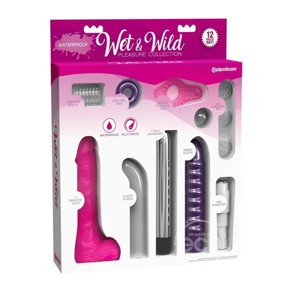 Wet and Wild Pleasure Vibrating Sleeve Collection