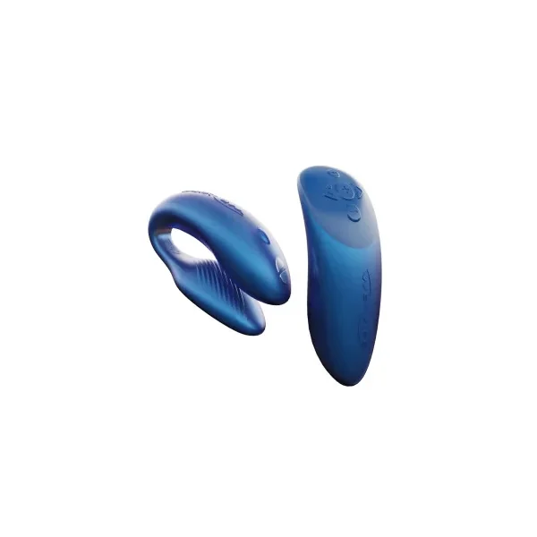 We-Vibe Chorus Rechargeable Remote-Controlled Silicone Couples Vibrator, Cosmic Blue