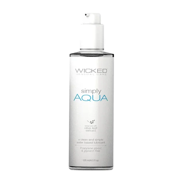 Wicked Sensual Care Simply Aqua Waterbased Lubricant – 4 oz