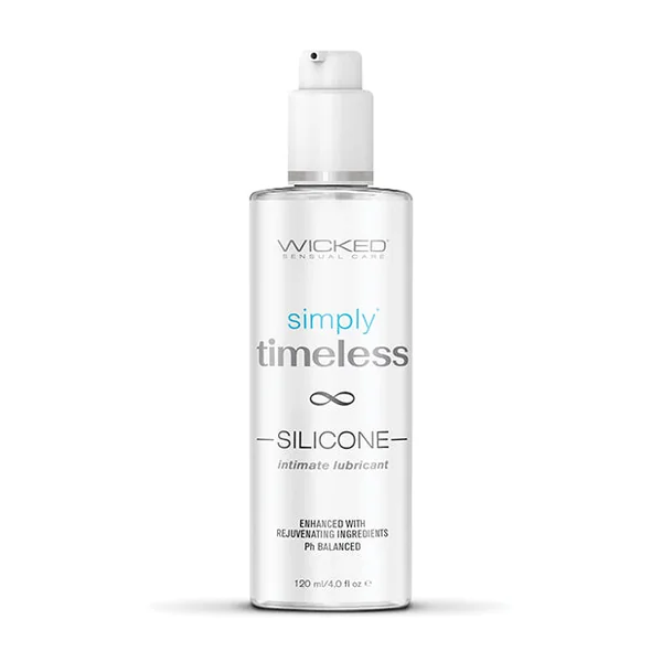 Wicked Sensual Care Simply Timeless Silicone Lubricant - 4 Oz