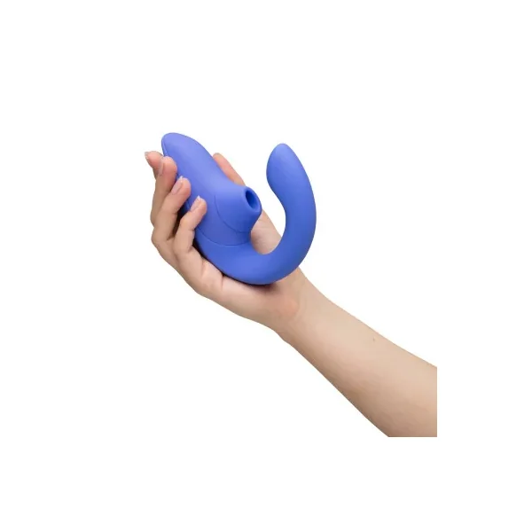 Womanizer Blend G-spot and Clitoral Stimulator, Vibrant Blue