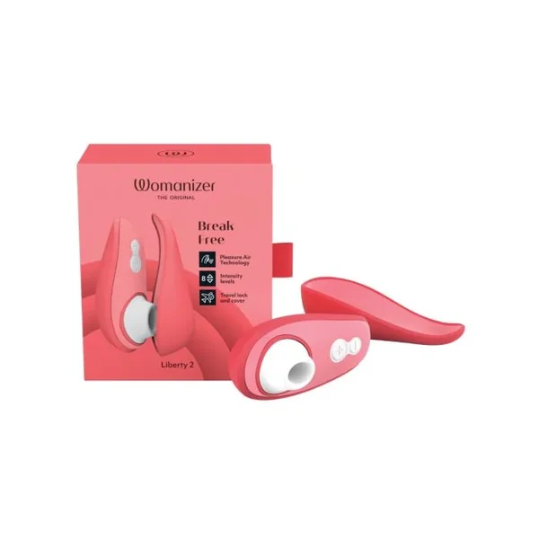 Womanizer Liberty 2 Clitoral Stimulator – Vibrant Rose