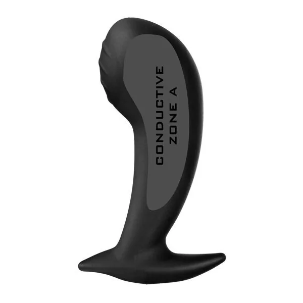 Women dildo electrastim plug anal/vaginal stimulator nona silicone noir g-spot