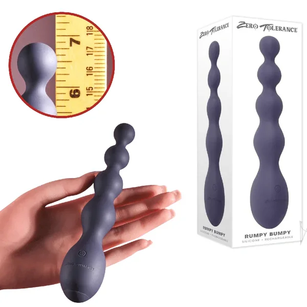 Zero Tolerance Rumpy Bumpy Rechargeable Vibrating Anal Vibrator